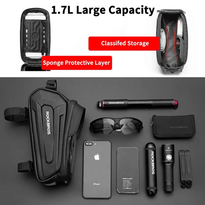 Bicycle Bag Waterproof -Touch Screen- Cycling Bag 6.5 '' Phone Case - Bike ROCKBROS