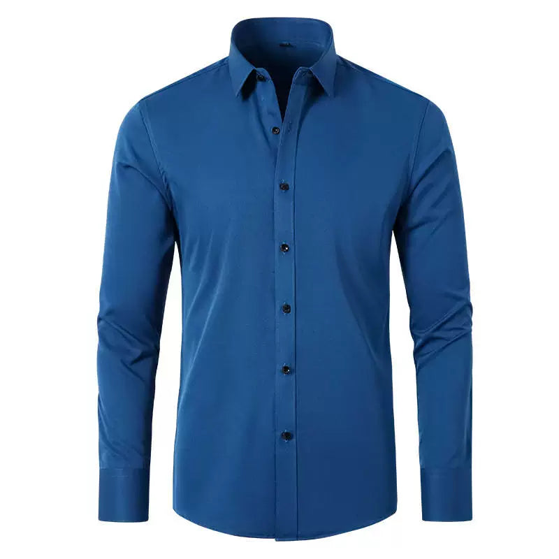 Camisa Flexível Ultra Comfort® Tecido Seda Gelo - Não amarrota