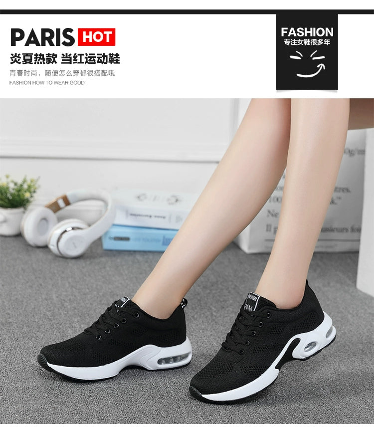 Tenis feminino conforto ortopedico esporte - sola com amortecedor ar - Mesh Air Cushion Fashion Sports Shoes