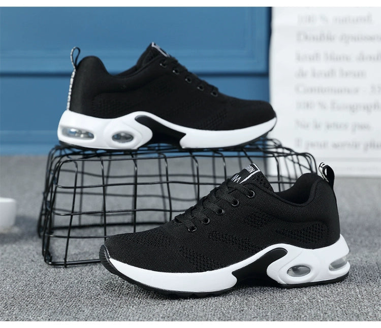 Tenis feminino conforto ortopedico esporte - sola com amortecedor ar - Mesh Air Cushion Fashion Sports Shoes