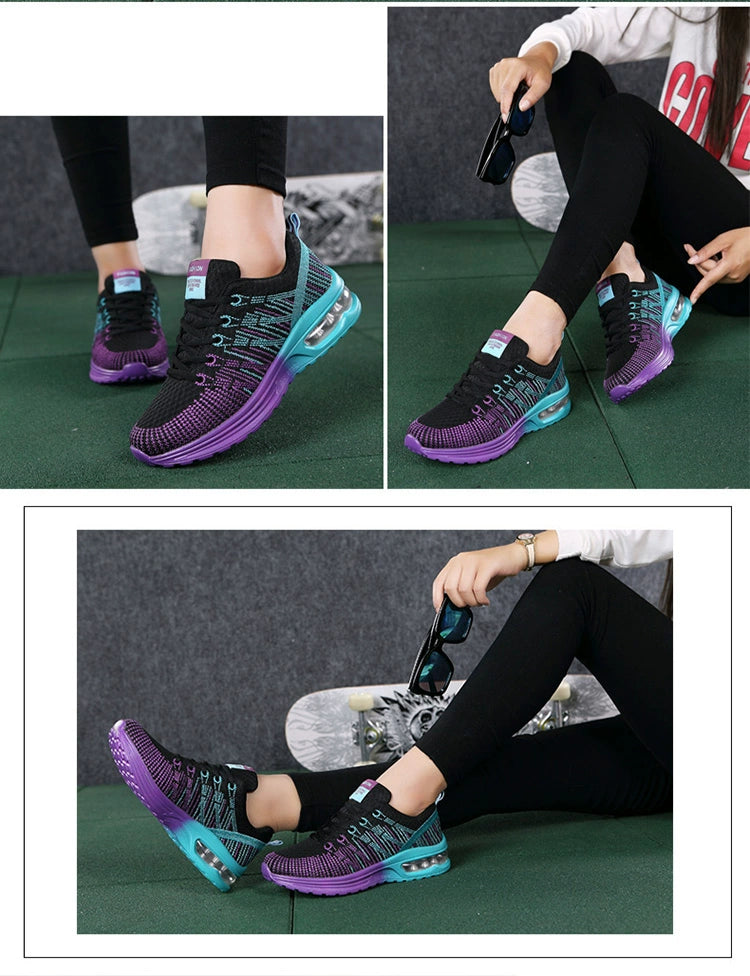 Tenis feminino conforto ortopedico esporte - amortecedor ar - Mesh Air Cushion Fashion Sports Shoes